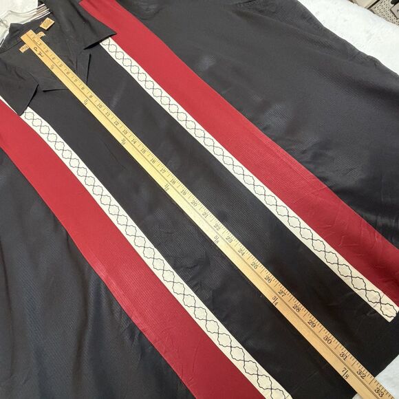 The Havanera Company Men's Shirt Size 3XLT Bowling Button Up Shirt Black Red - Picture 14 of 16